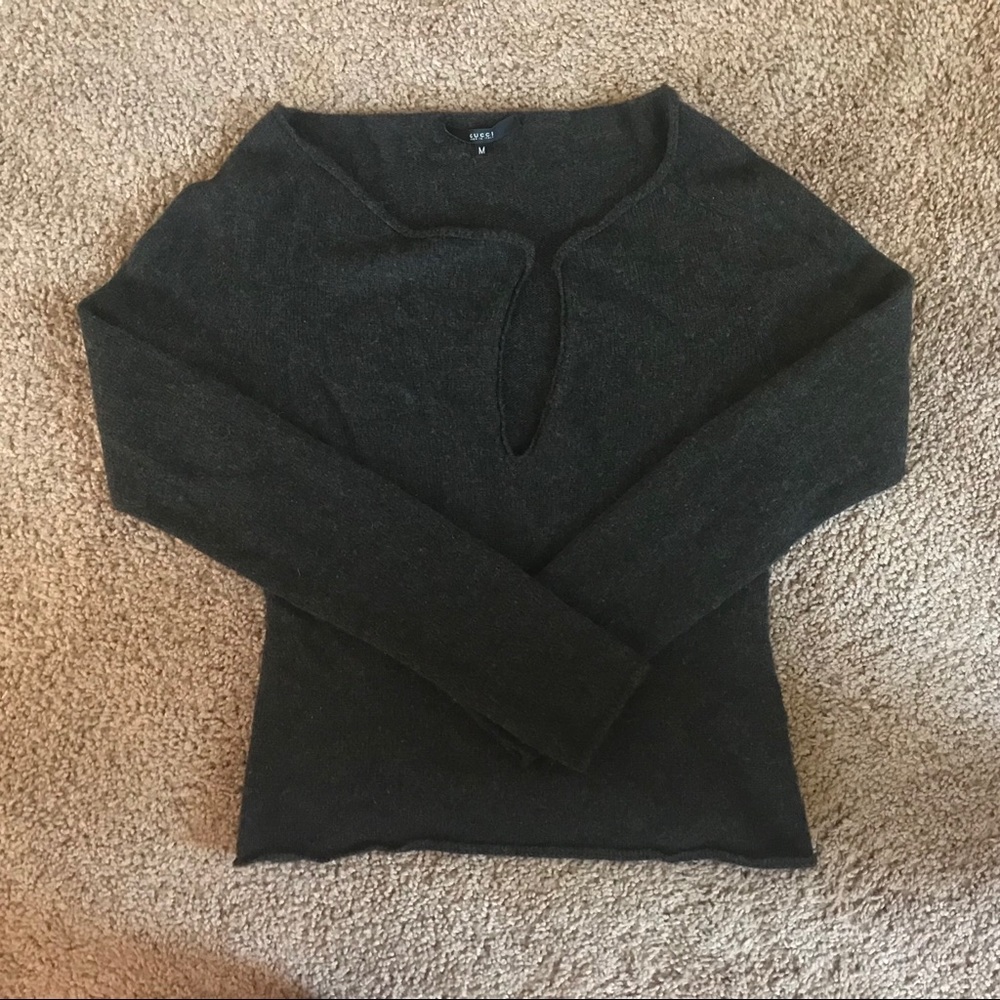 Gucci sweater, chocolate brown